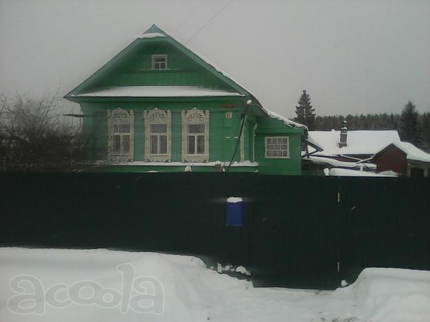 Продам дом бревенчатый в 40 км от Ярославля,200км от Москвы, в городе Гаврилов-Ям, недалеко от центра, рядом и лес, свой колодец, плодородный участок.